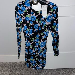 Zara Floral Long Sleeve Dress